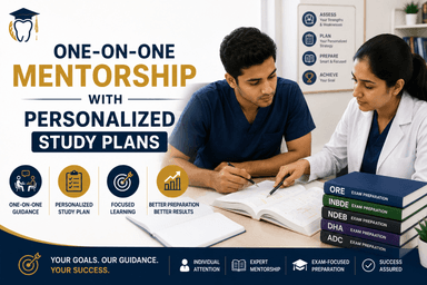 One-on-One Mentorship with Personalized Study Plans